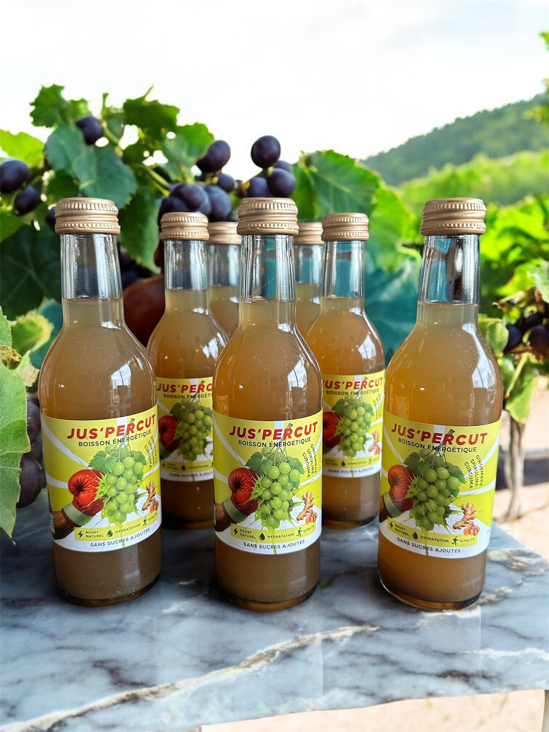 Pack de 6 bouteilles Jus'Percut